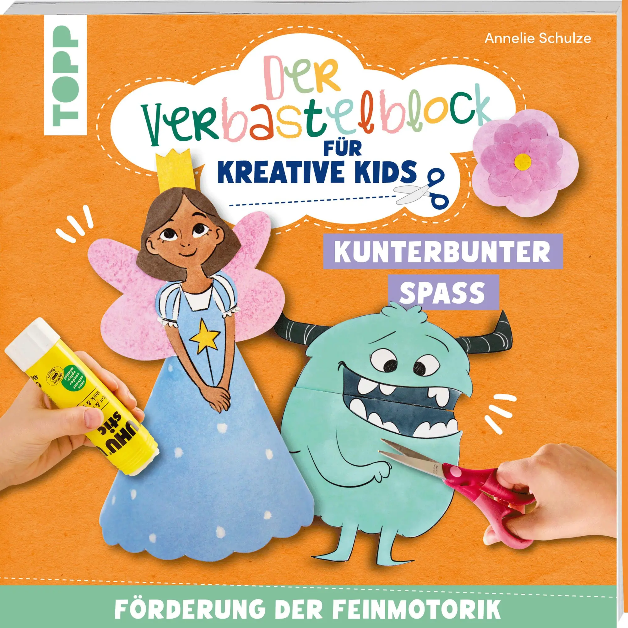 Cover: 9783735892553 | Der Verbastelblock für kreative Kids. Kunterbunter Spaß | Schulze