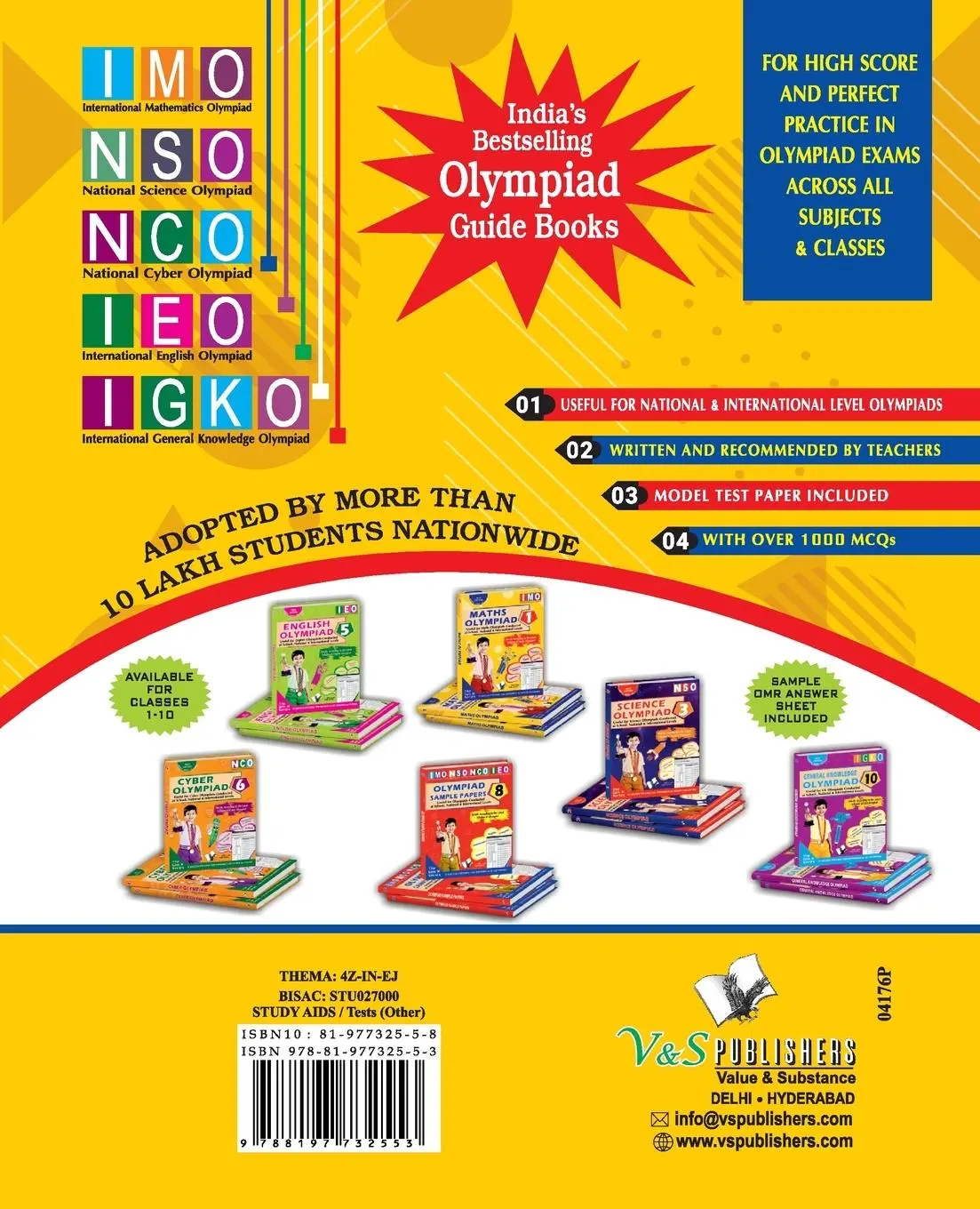 Rückseite: 9788197732553 | Olympiad Workbook Mathematics Class 6 | V&amp;S Editorial Board | Buch