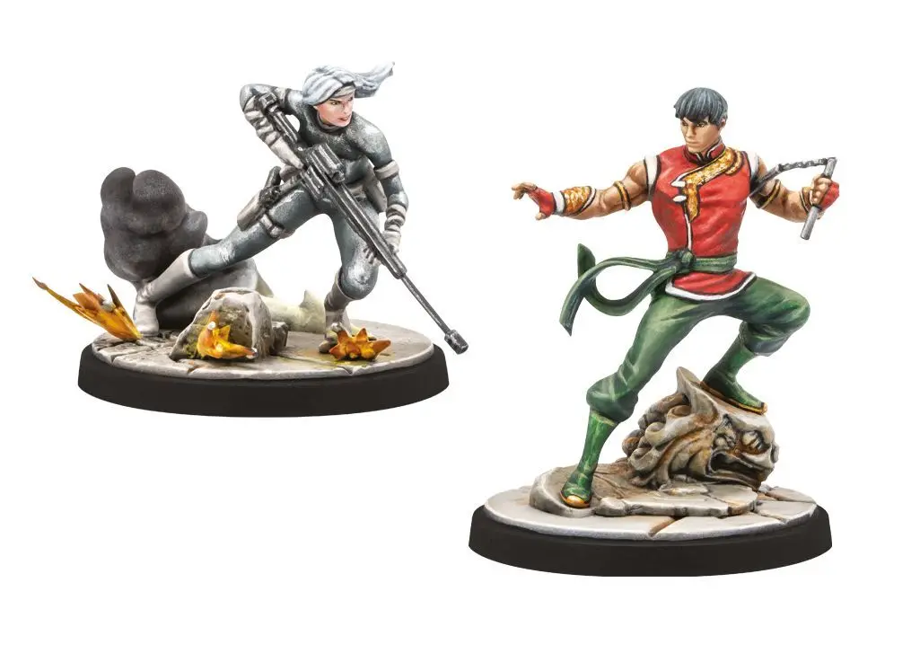 Bild: 841333112653 | Marvel: Crisis Protocol - Shang-Chi &amp; Silver Sable (Spiel-Zubehör)
