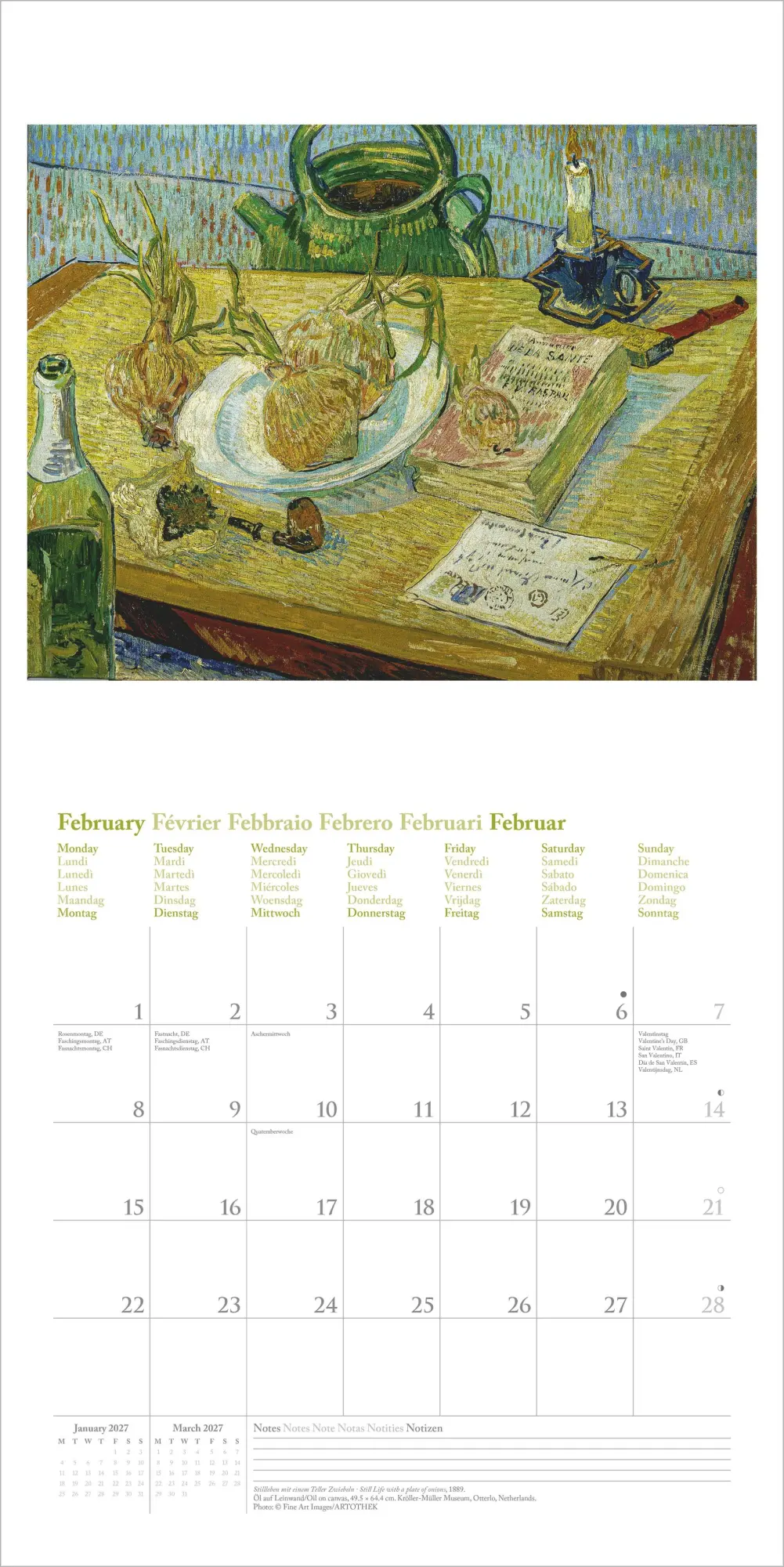 Bild: 4069095012653 | Vincent van Gogh 2027 | Neumann Verlage GmbH &amp; Co KG | Kalender | 2027