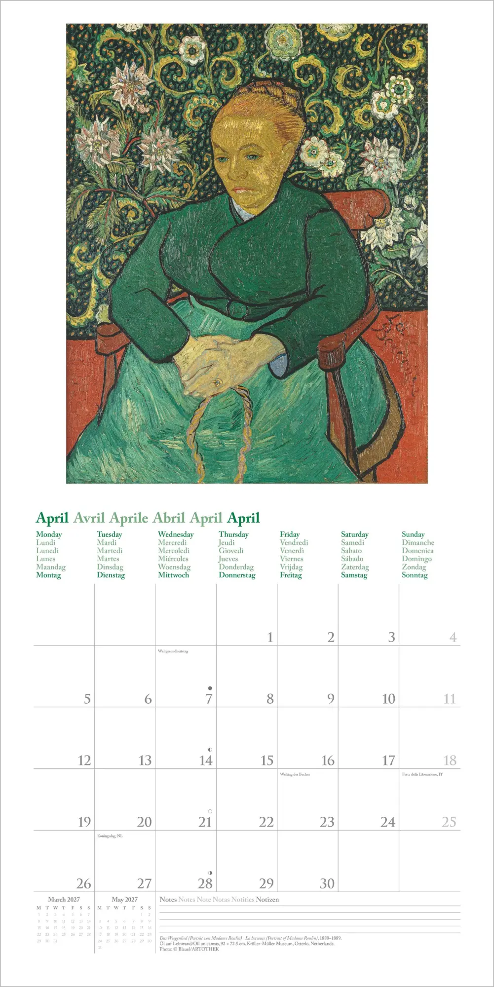 Bild: 4069095012653 | Vincent van Gogh 2027 | Neumann Verlage GmbH &amp; Co KG | Kalender | 2027