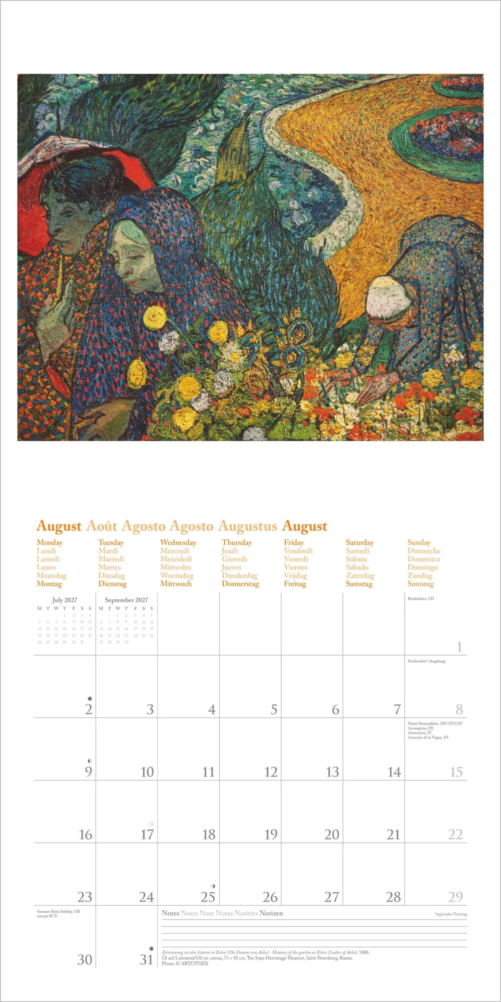Bild: 4069095012653 | Vincent van Gogh 2027 | Neumann Verlage GmbH &amp; Co KG | Kalender | 2027