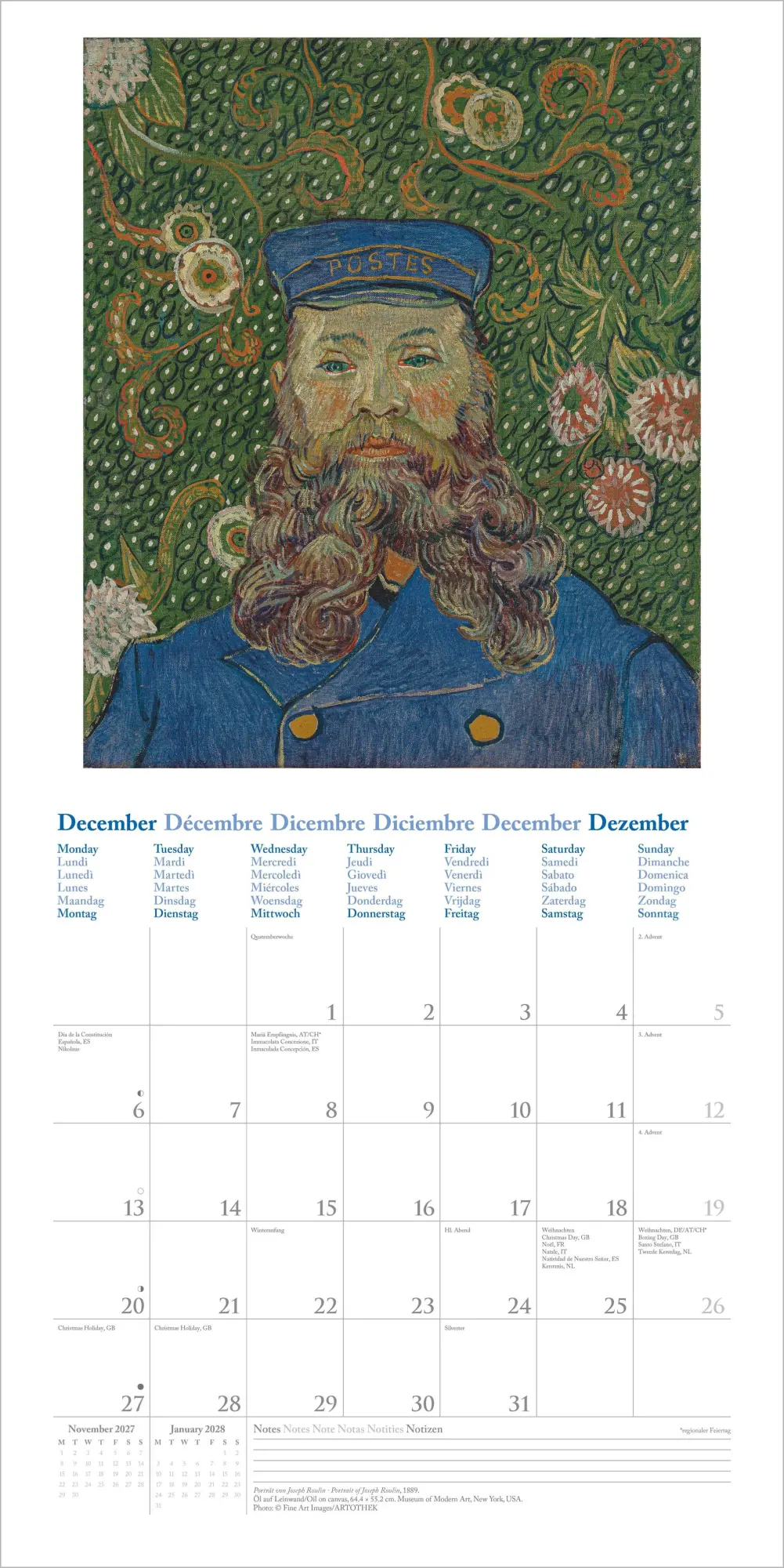 Bild: 4069095012653 | Vincent van Gogh 2027 | Neumann Verlage GmbH &amp; Co KG | Kalender | 2027