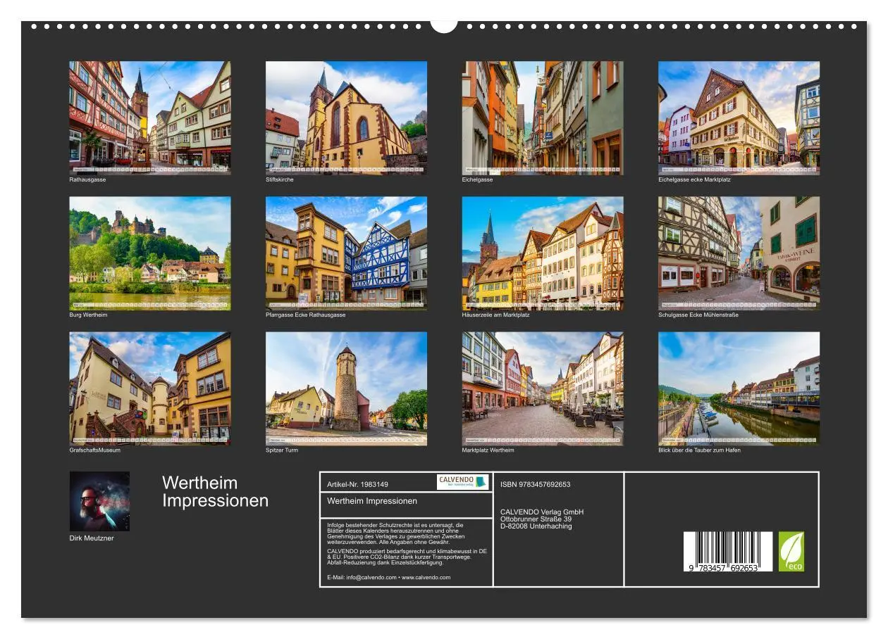 Bild: 9783457692653 | Wertheim Impressionen (hochwertiger Premium Wandkalender 2026 DIN...