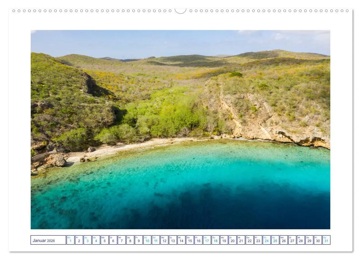 Bild: 9783457762653 | Strand und Meer auf Curaçao (Wandkalender 2026 DIN A2 quer),...