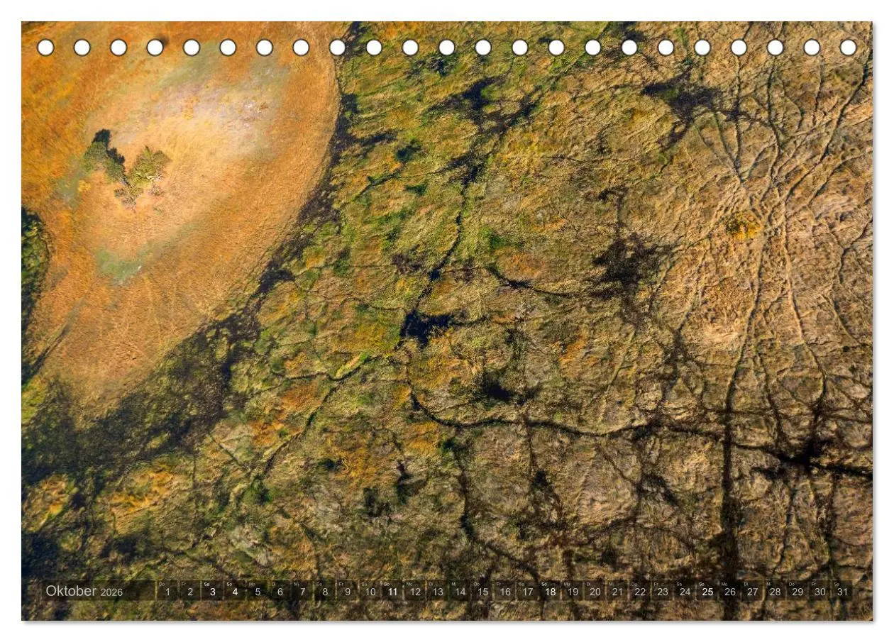 Bild: 9783516092653 | Okavango - Das Delta von oben (Tischkalender 2026 DIN A5 quer),...