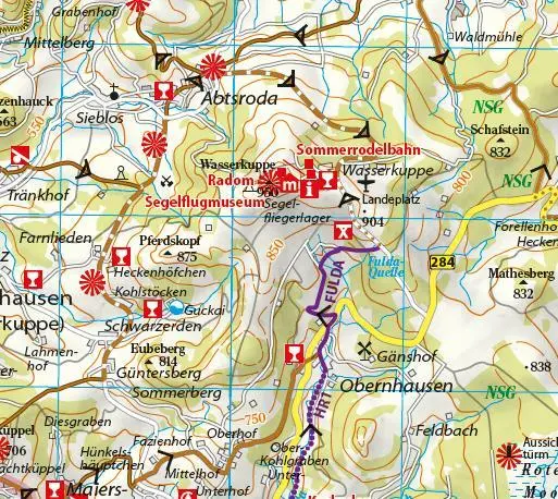 Bild: 9783969902653 | ADFC-Regionalkarte Traumhafte E-Bike-Touren in der Rhön, 1:75.000,...