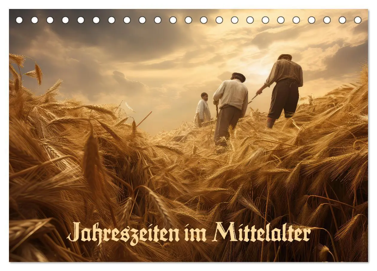 Cover: 9783457512753 | Jahreszeiten im Mittelalter (Tischkalender 2026 DIN A5 quer),...