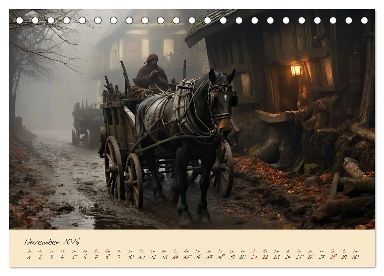 Bild: 9783457512753 | Jahreszeiten im Mittelalter (Tischkalender 2026 DIN A5 quer),...