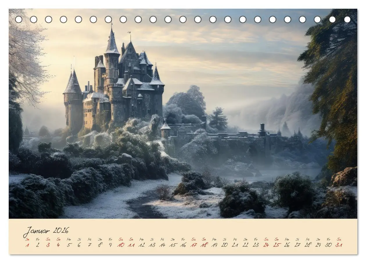 Bild: 9783457512753 | Jahreszeiten im Mittelalter (Tischkalender 2026 DIN A5 quer),...