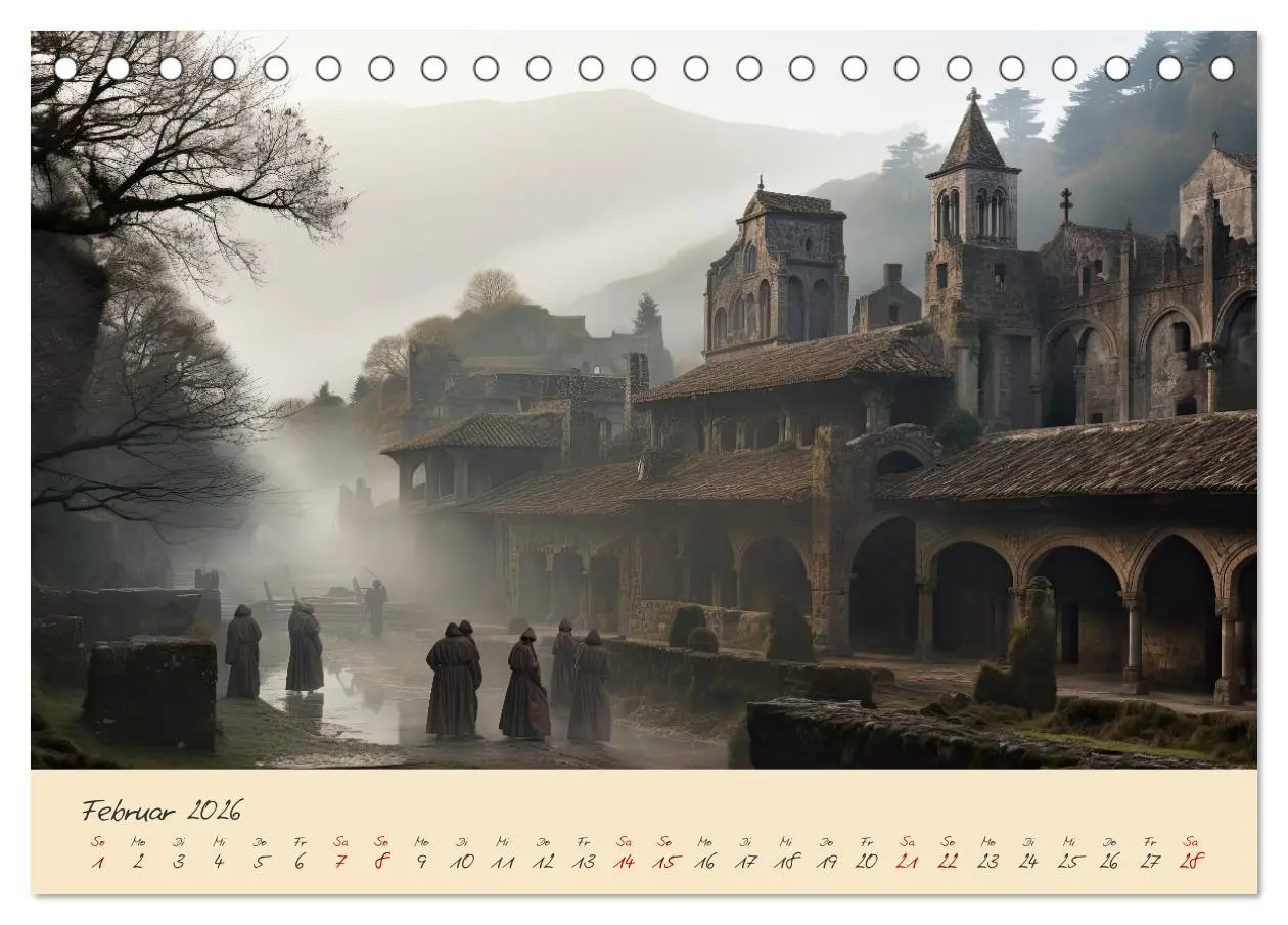 Bild: 9783457512753 | Jahreszeiten im Mittelalter (Tischkalender 2026 DIN A5 quer),...