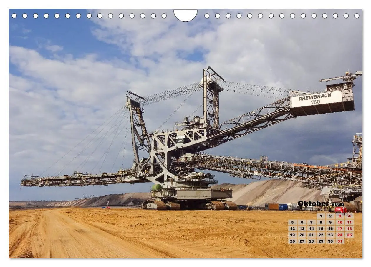 Bild: 9783457752753 | Giganten im Tagebau Garzweiler II (Wandkalender 2026 DIN A4 quer),...