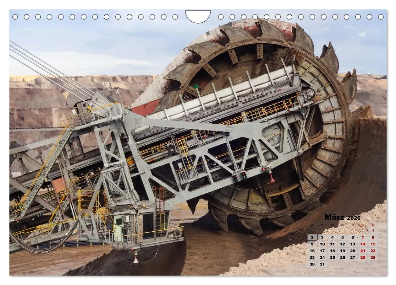 Bild: 9783457752753 | Giganten im Tagebau Garzweiler II (Wandkalender 2026 DIN A4 quer),...
