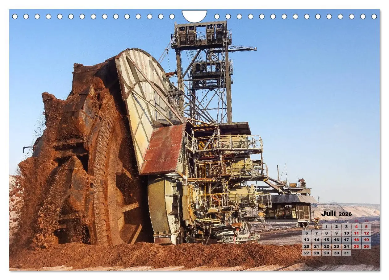 Bild: 9783457752753 | Giganten im Tagebau Garzweiler II (Wandkalender 2026 DIN A4 quer),...