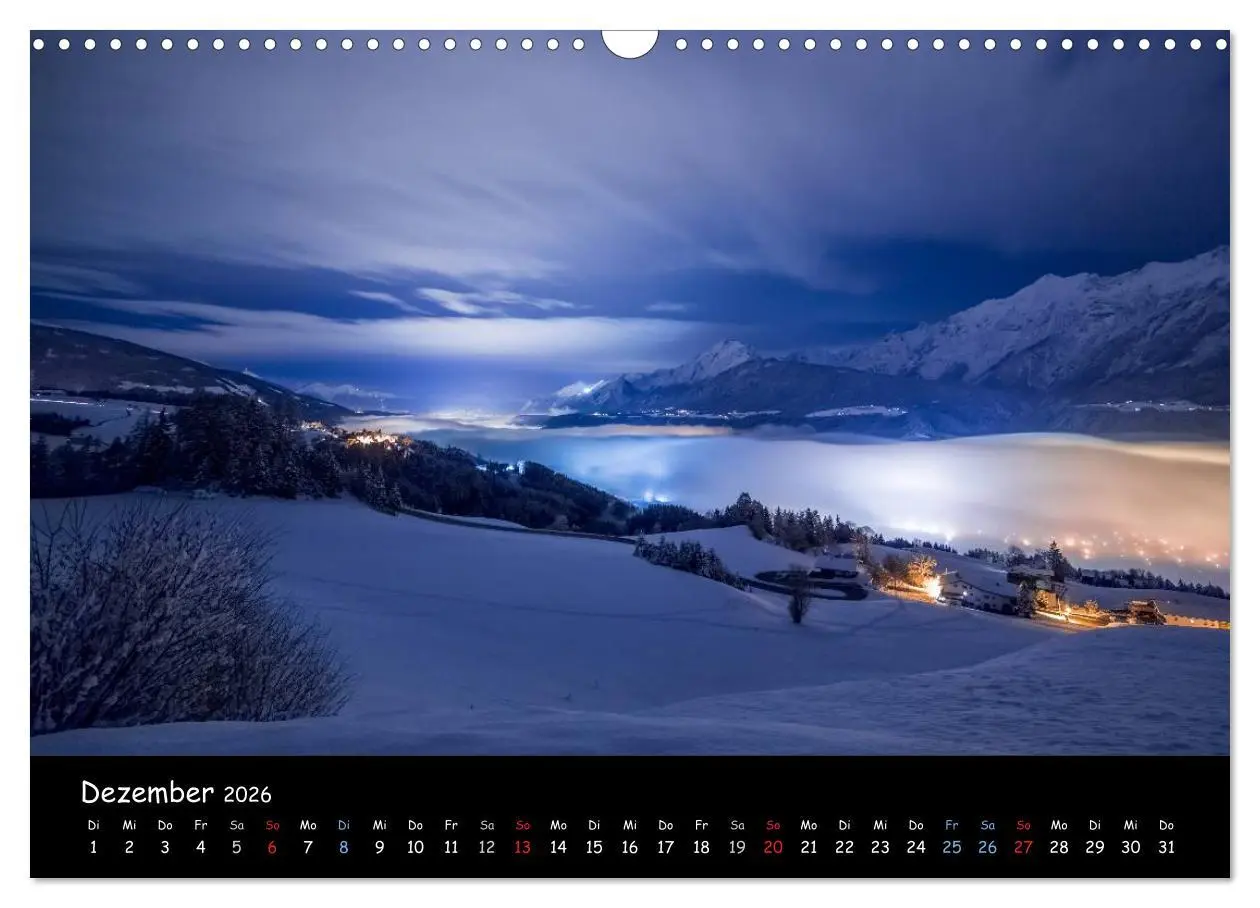 Bild: 9783516082753 | Tiroler Stimmungen (Wandkalender 2026 DIN A3 quer), CALVENDO...