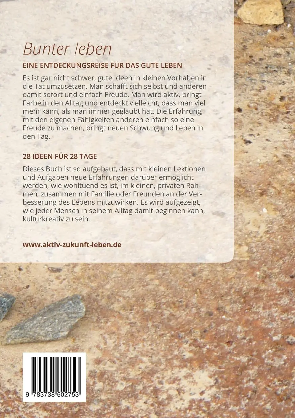 Rückseite: 9783738602753 | Bunter leben | Eine Entdeckungsreise für das gute Leben | Peter Krause