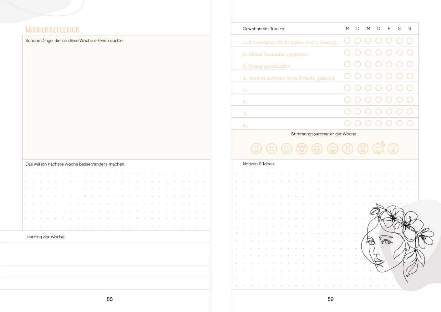 Bild: 9783745912753 | Happy me - Meine 10-Wochen-Tagebuch-Challenge mit Social-Media-Star...