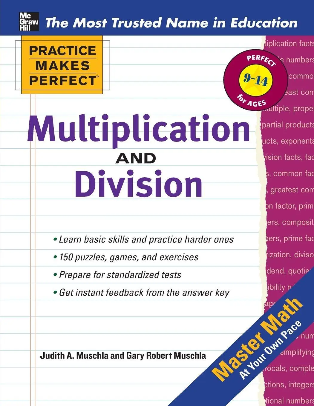 Cover: 9780071772853 | Practice Makes Perfect Multiplication and Division | Gary Muschla