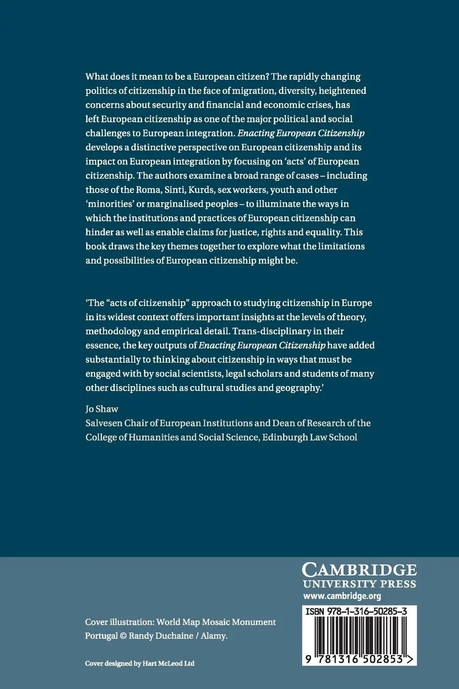 Rückseite: 9781316502853 | Enacting European Citizenship | Engin F. Isin (u. a.) | Taschenbuch