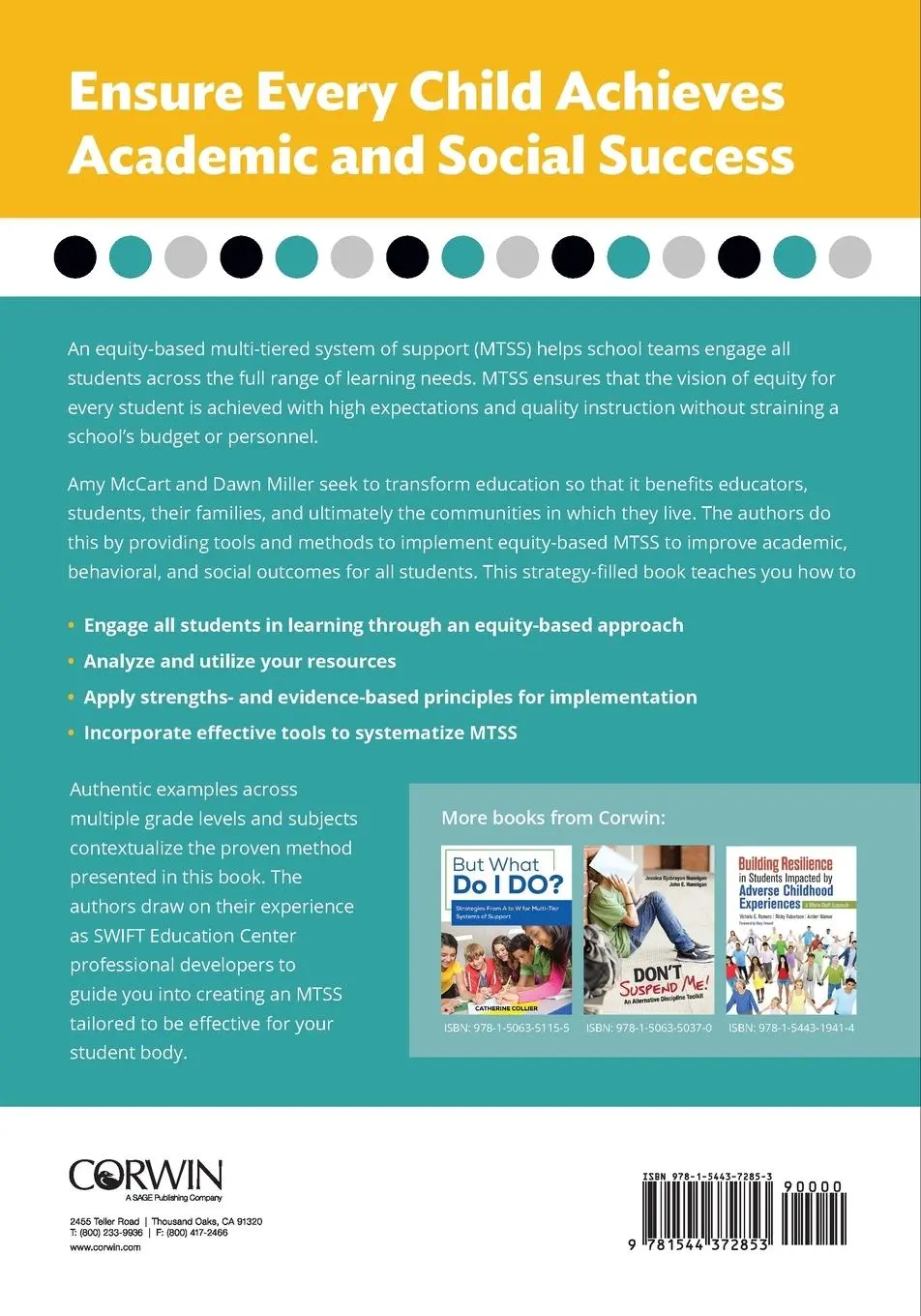 Rückseite: 9781544372853 | Leading Equity-Based MTSS for All Students | Amy McCart (u. a.) | Buch