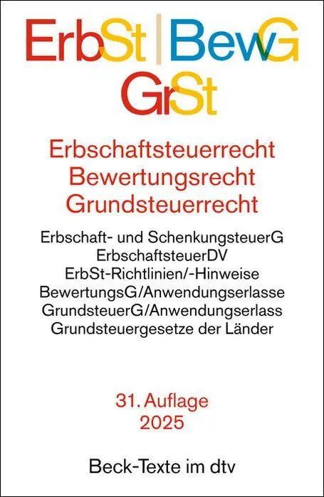 Cover: 9783423532853 | Erbschaftsteuerrecht / Bewertungsrecht / Grundsteuerrecht | Buch