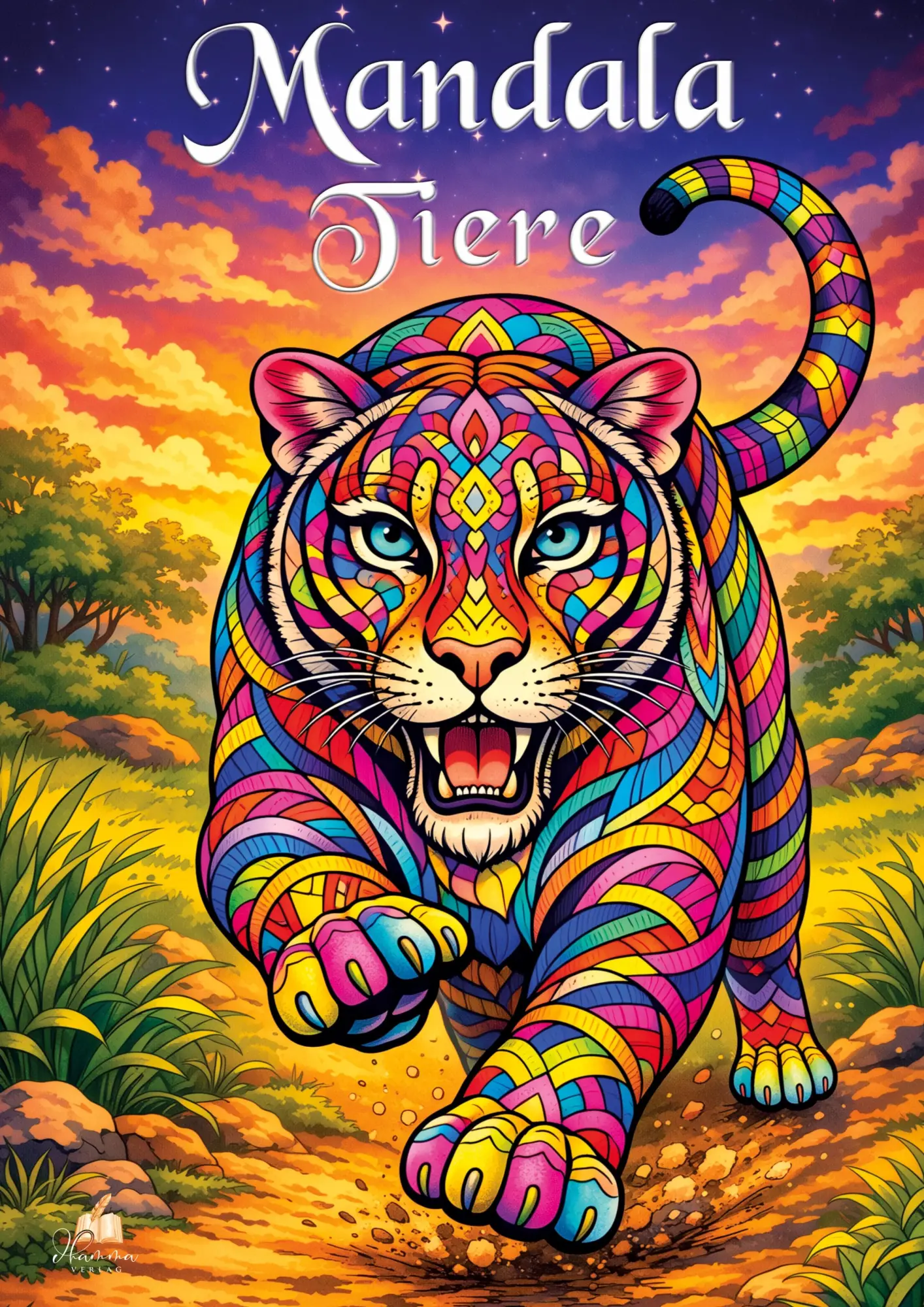 Cover: 9783986572853 | Mandala Tiere Malbuch für Erwachsene mit 50 schönen Ausmalmotiven