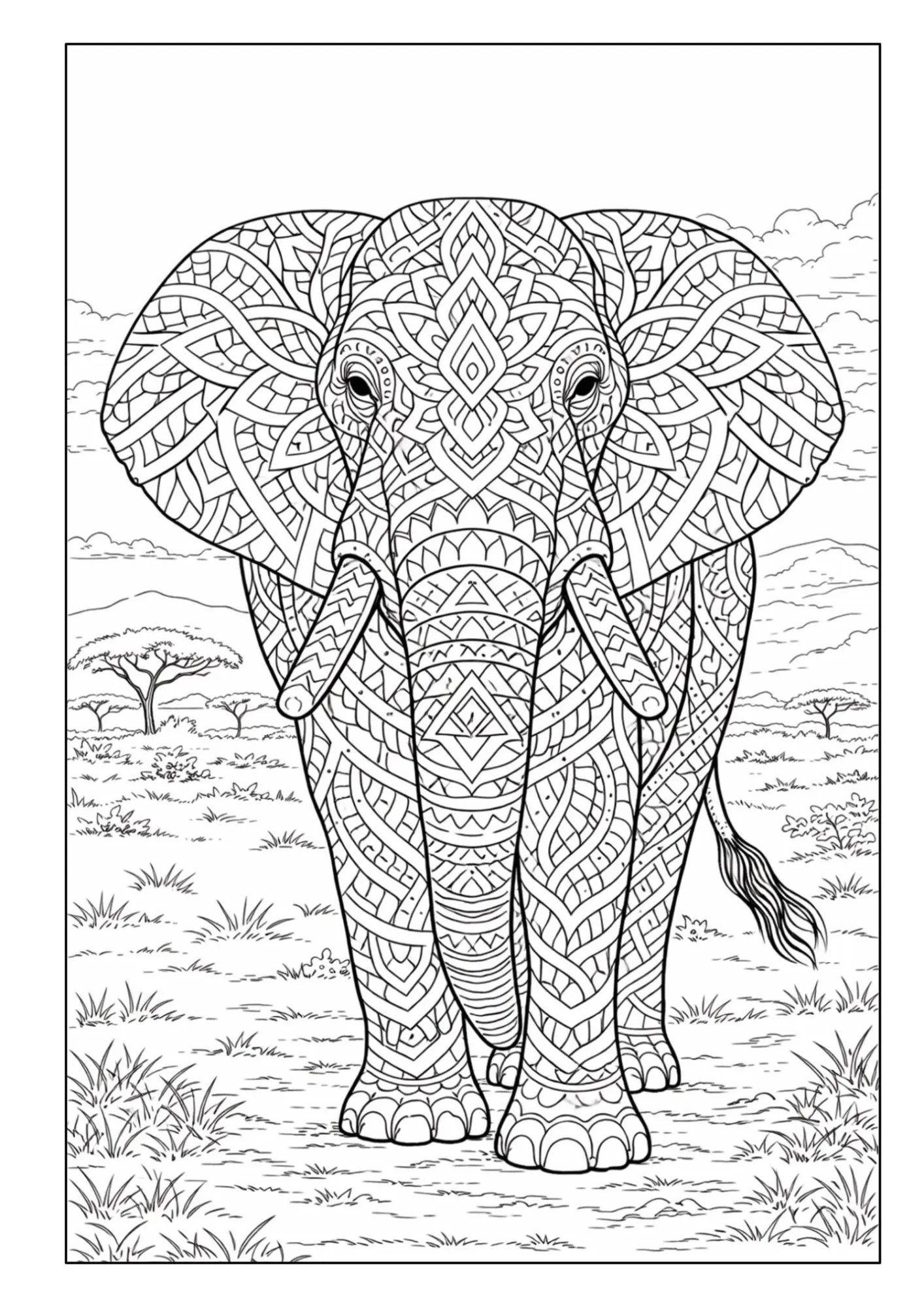 Bild: 9783986572853 | Mandala Tiere Malbuch für Erwachsene mit 50 schönen Ausmalmotiven