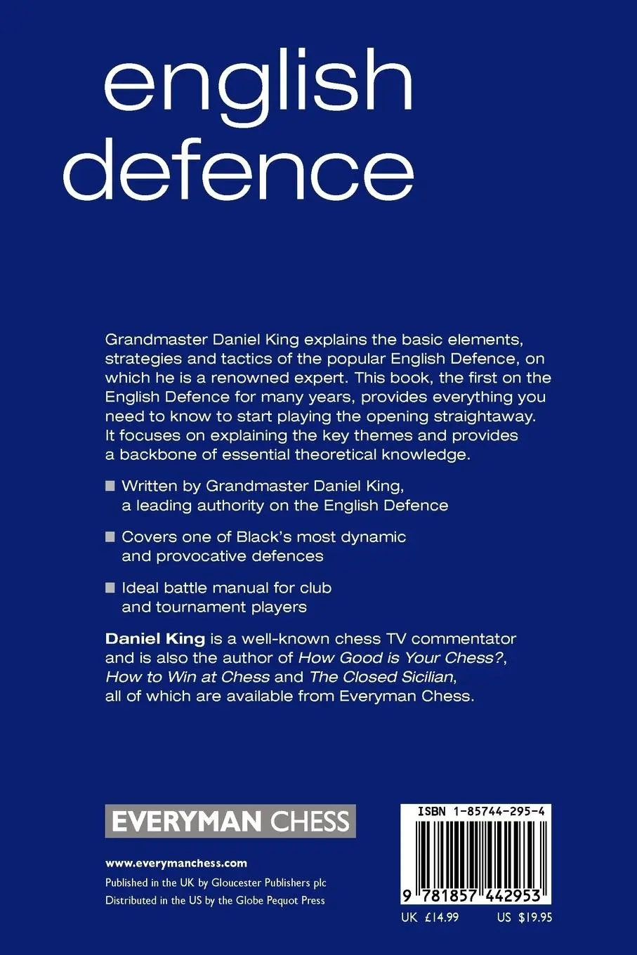 Rückseite: 9781857442953 | English Defence | Daniel King | Taschenbuch | Kartoniert / Broschiert