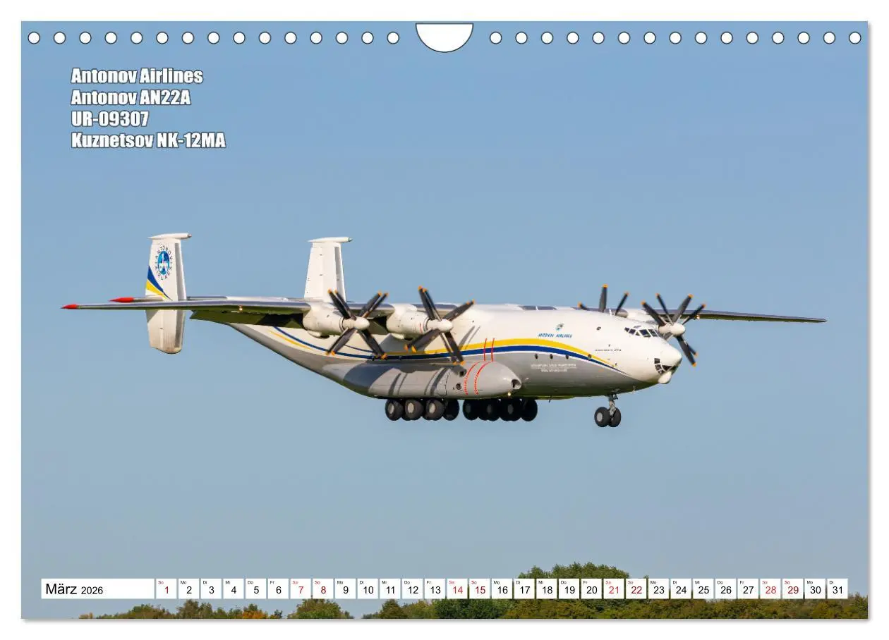 Bild: 9783457662953 | Flugzeuge Hamburg 2026 (Wandkalender 2026 DIN A4 quer), CALVENDO...