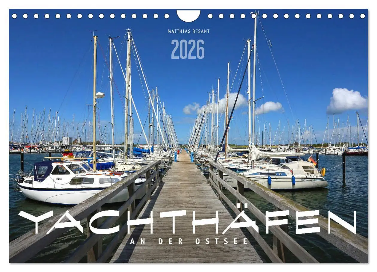 Cover: 9783457802953 | YACHTHÄFEN AN DER OSTSEE (Wandkalender 2026 DIN A4 quer), CALVENDO...