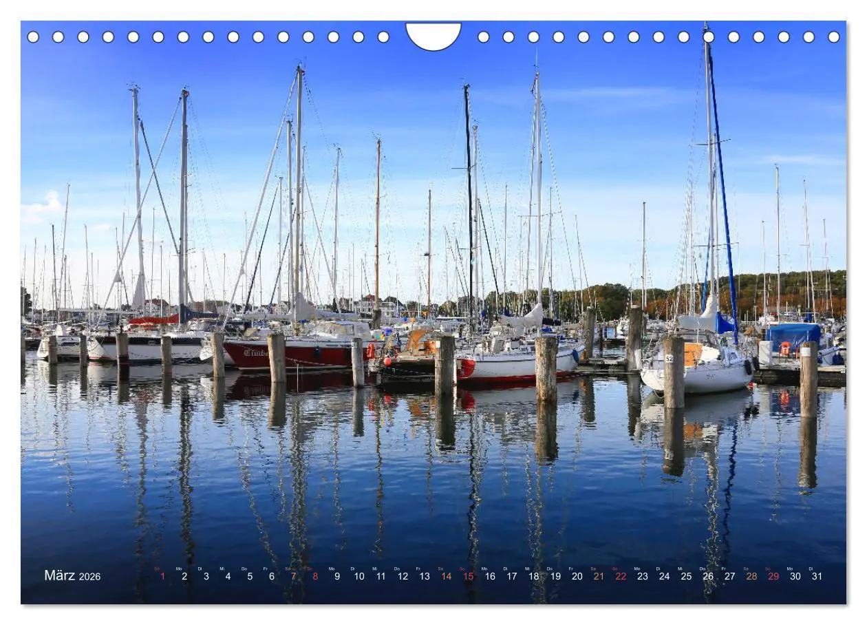 Bild: 9783457802953 | YACHTHÄFEN AN DER OSTSEE (Wandkalender 2026 DIN A4 quer), CALVENDO...