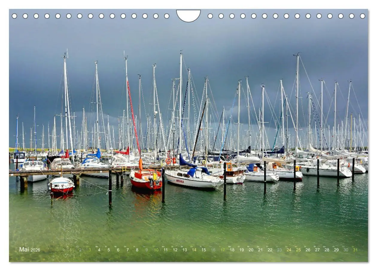 Bild: 9783457802953 | YACHTHÄFEN AN DER OSTSEE (Wandkalender 2026 DIN A4 quer), CALVENDO...