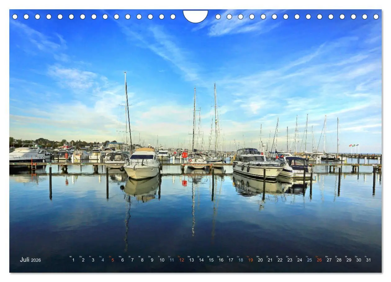 Bild: 9783457802953 | YACHTHÄFEN AN DER OSTSEE (Wandkalender 2026 DIN A4 quer), CALVENDO...
