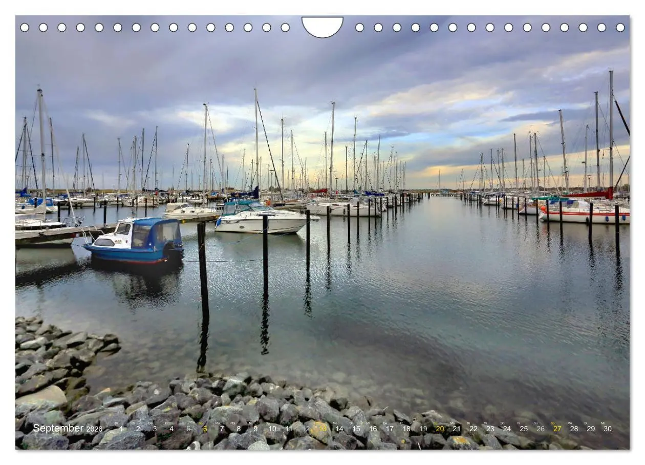 Bild: 9783457802953 | YACHTHÄFEN AN DER OSTSEE (Wandkalender 2026 DIN A4 quer), CALVENDO...