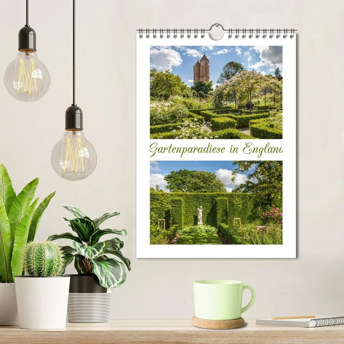 Bild: 9783516442953 | Gartenparadiese in England (Wandkalender 2026 DIN A4 hoch),...