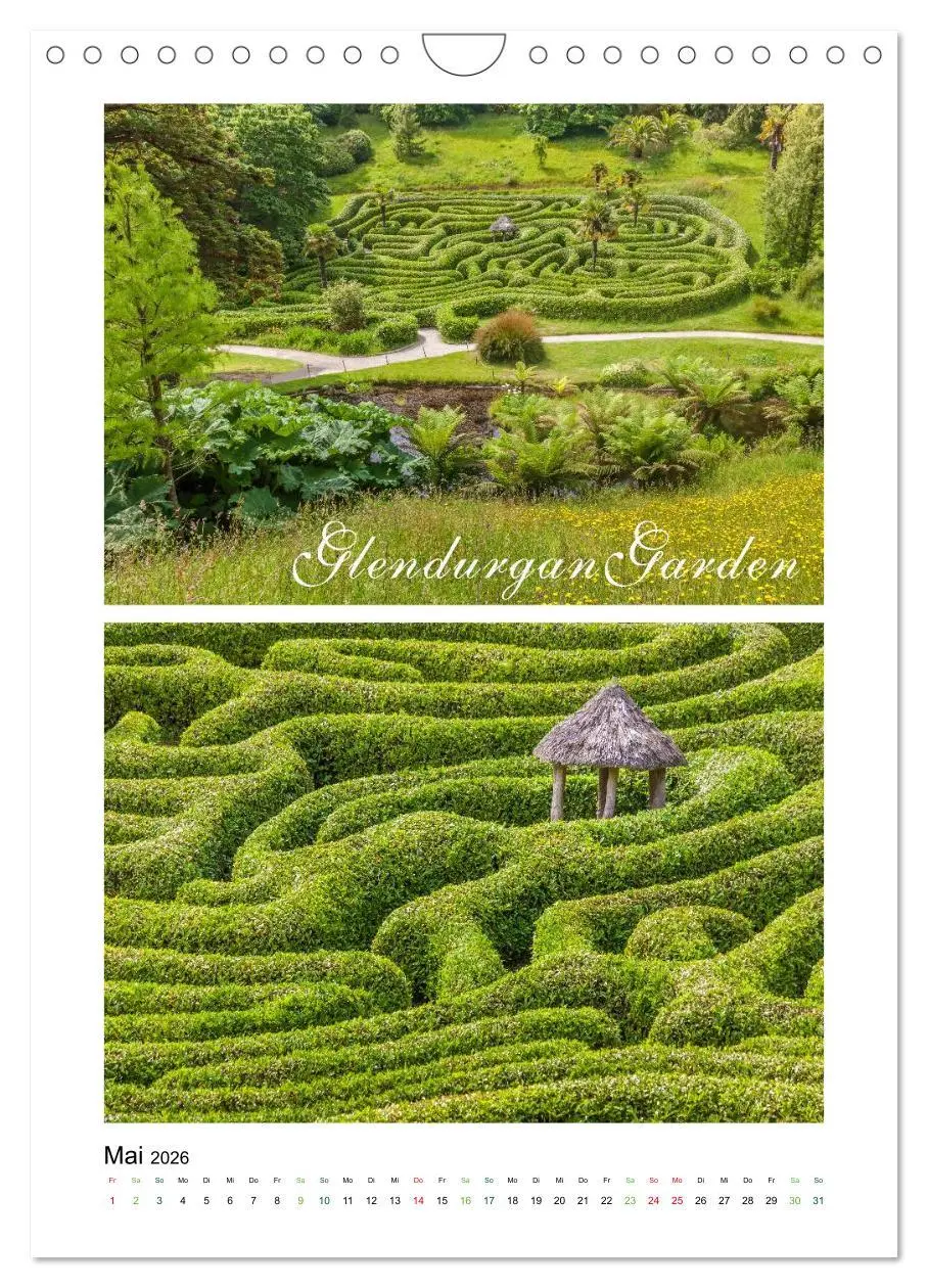 Bild: 9783516442953 | Gartenparadiese in England (Wandkalender 2026 DIN A4 hoch),...