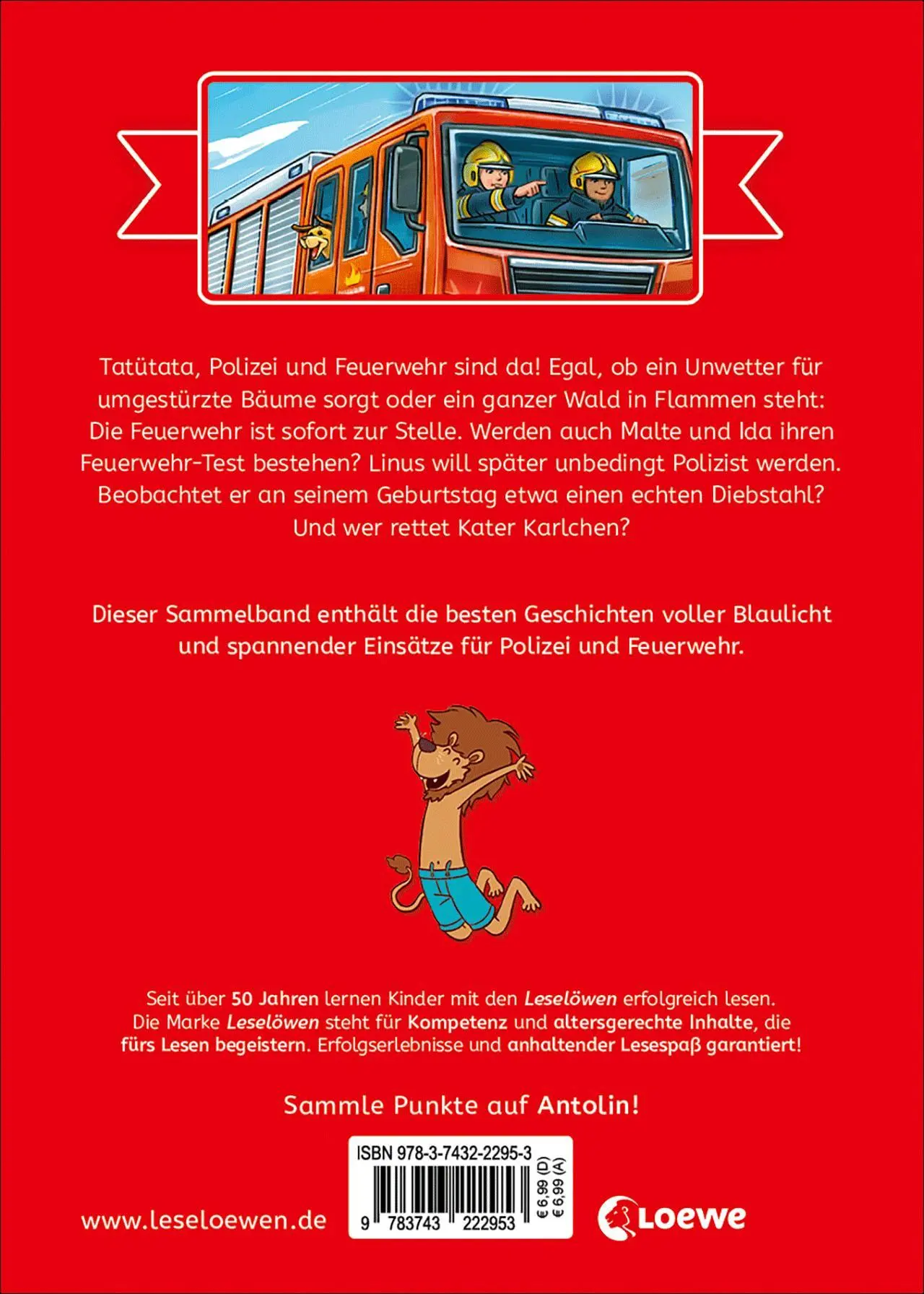 Bild: 9783743222953 | Die schönsten Leselöwen-Geschichten zum Lesenlernen - Polizei und...