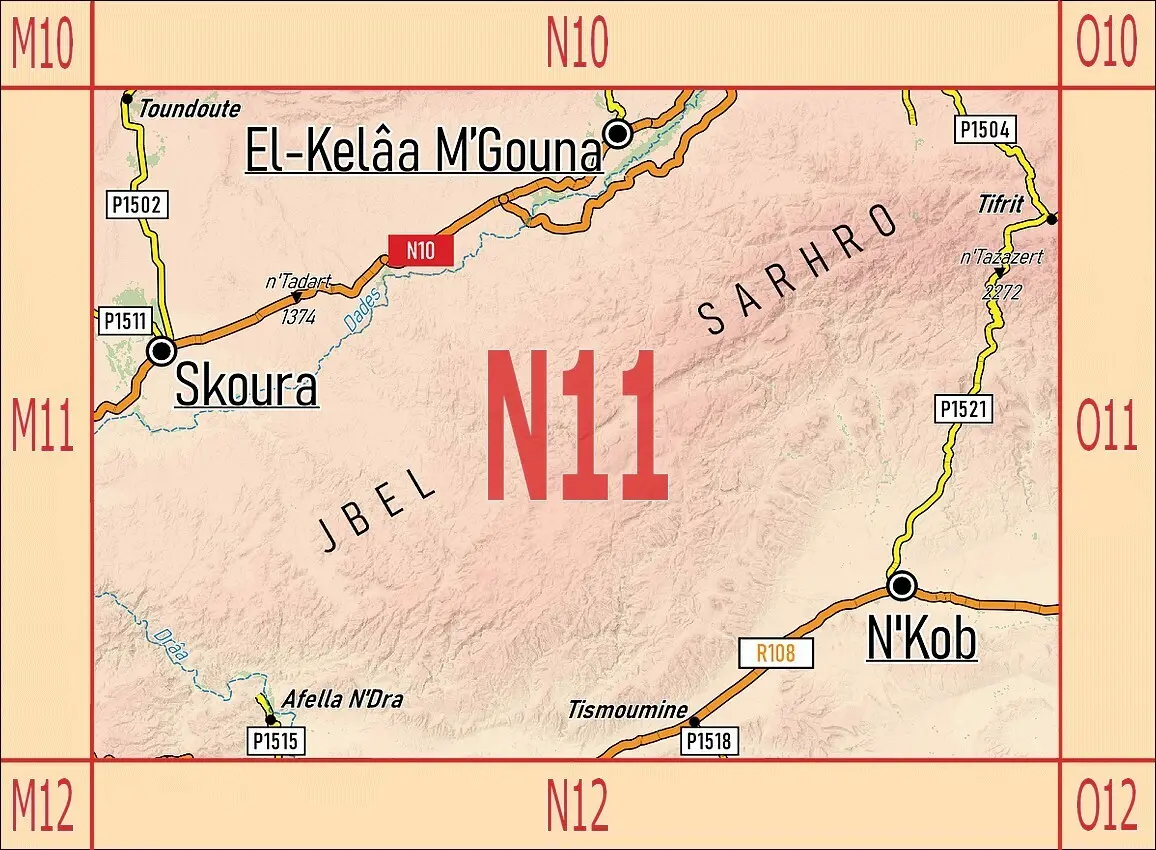 Bild: 9783943752953 | N11: Skoura - Kelâa M'Gouna - N'Kob - Jbel Sarhro + Straße der...