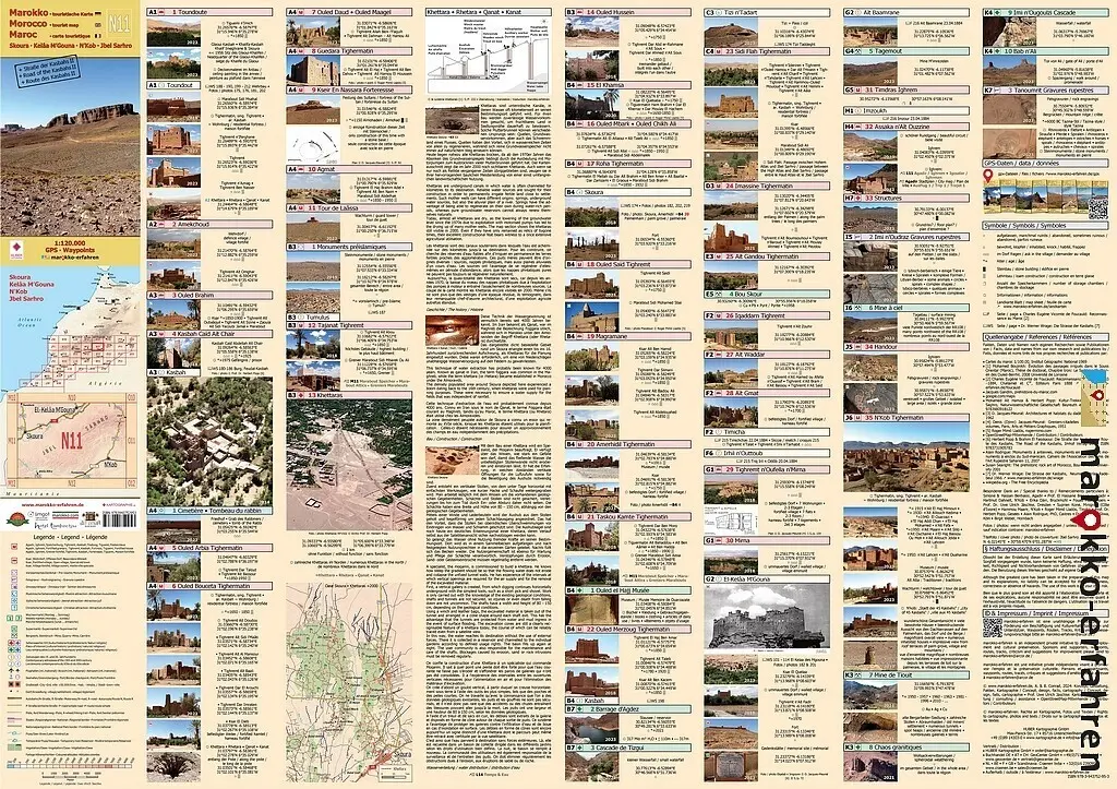 Bild: 9783943752953 | N11: Skoura - Kelâa M'Gouna - N'Kob - Jbel Sarhro + Straße der...