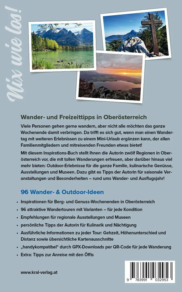 Rückseite: 9783991032953 | Wandern und Freizeit in Oberösterreich | Claudia Schallauer | Buch