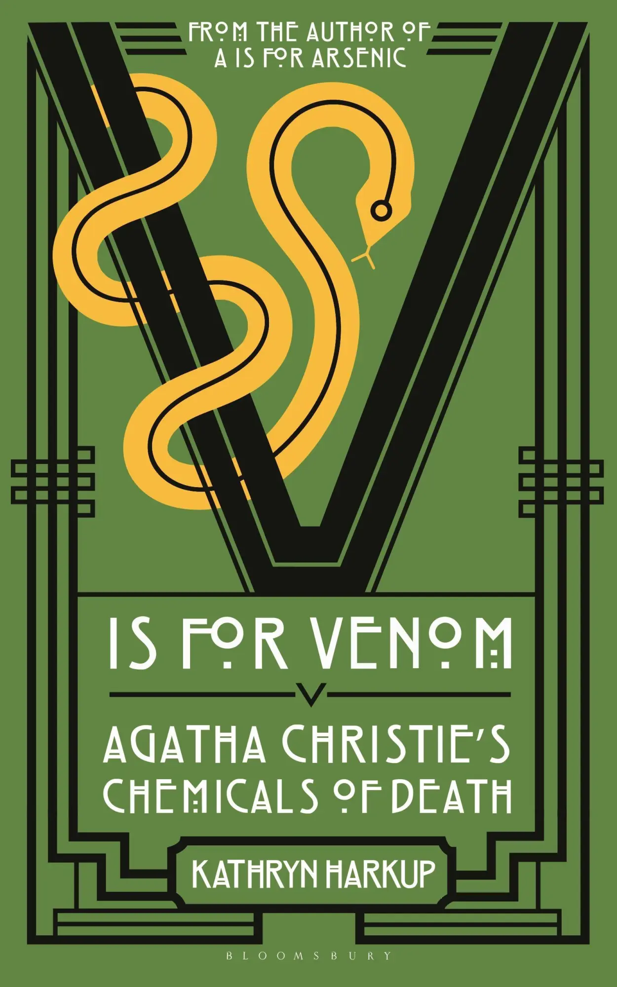 Cover: 9781399413053 | V is for Venom | Agatha Christie's Chemicals of Death | Kathryn Harkup