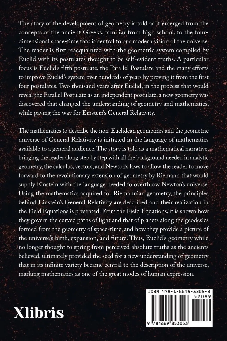 Rückseite: 9781669853053 | Geometry, Geodesics, and the Universe | Robert G. Bill | Taschenbuch