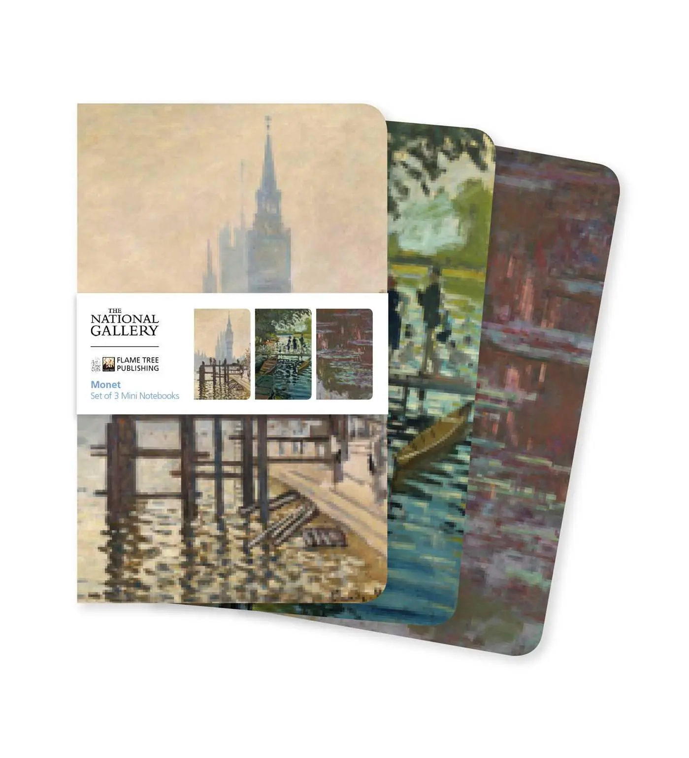 Cover: 9781804173053 | National Gallery: Monet Set of 3 Mini Notebooks | Publishing | Buch