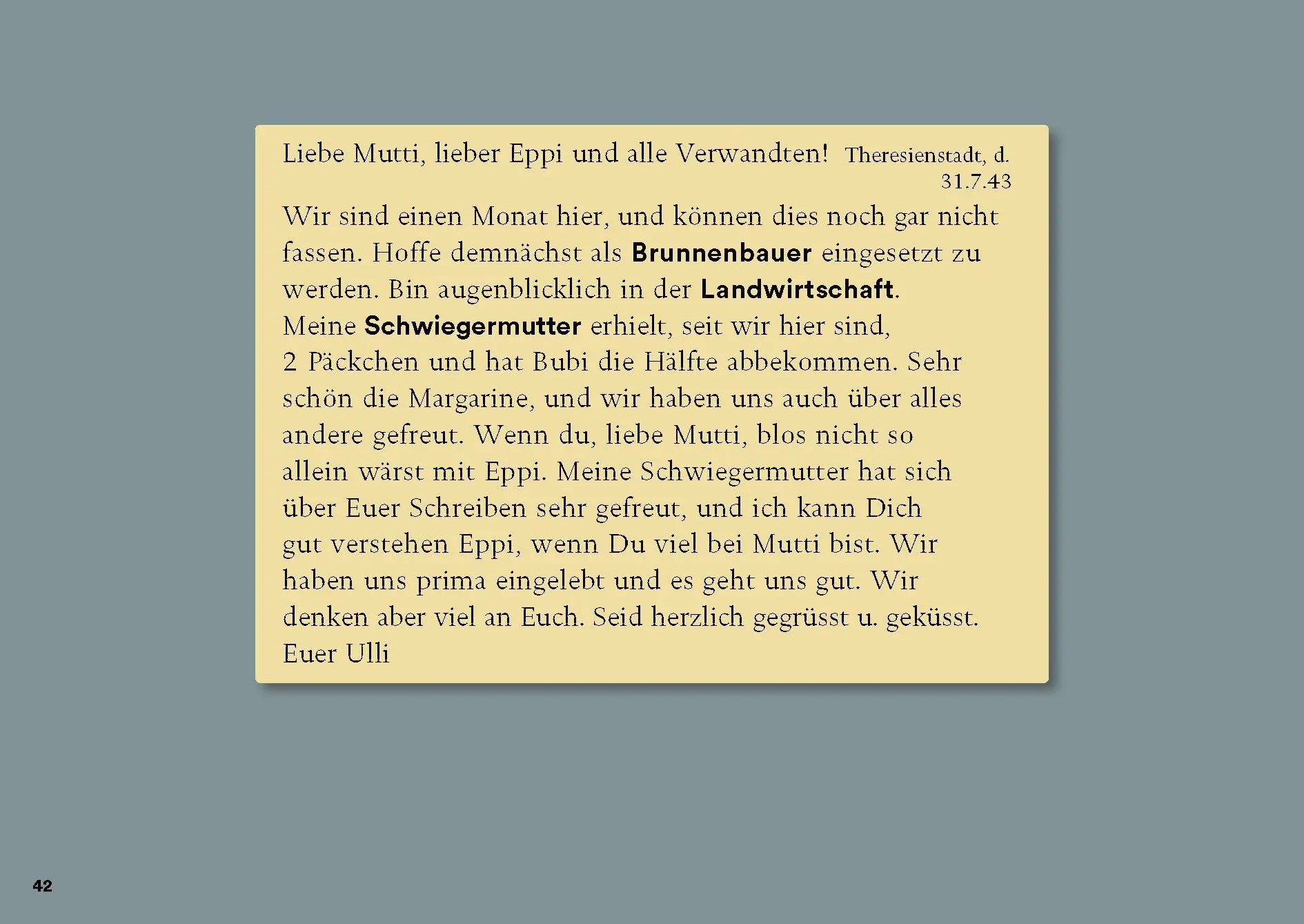 Bild: 9783422803053 | "Liebe Mutti!" Postkarten aus Theresienstadt 1943-1944 mit...