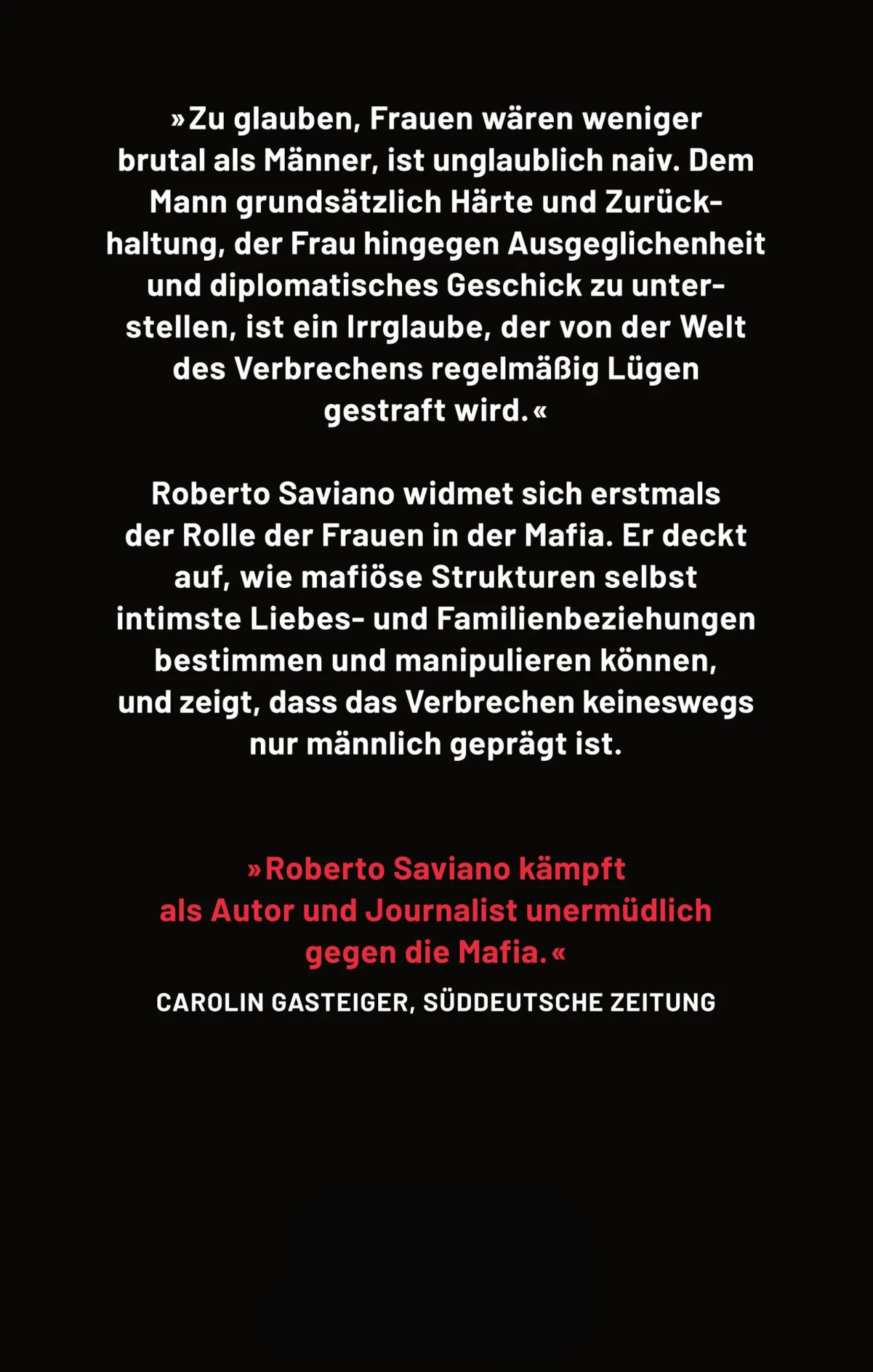 Bild: 9783446283053 | Treue | Liebe, Begehren und Verrat - die Frauen in der Mafia | Saviano