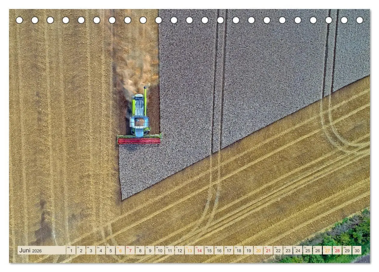 Bild: 9783457553053 | Mähdrescher - autonom unterwegs (Tischkalender 2026 DIN A5 quer),...