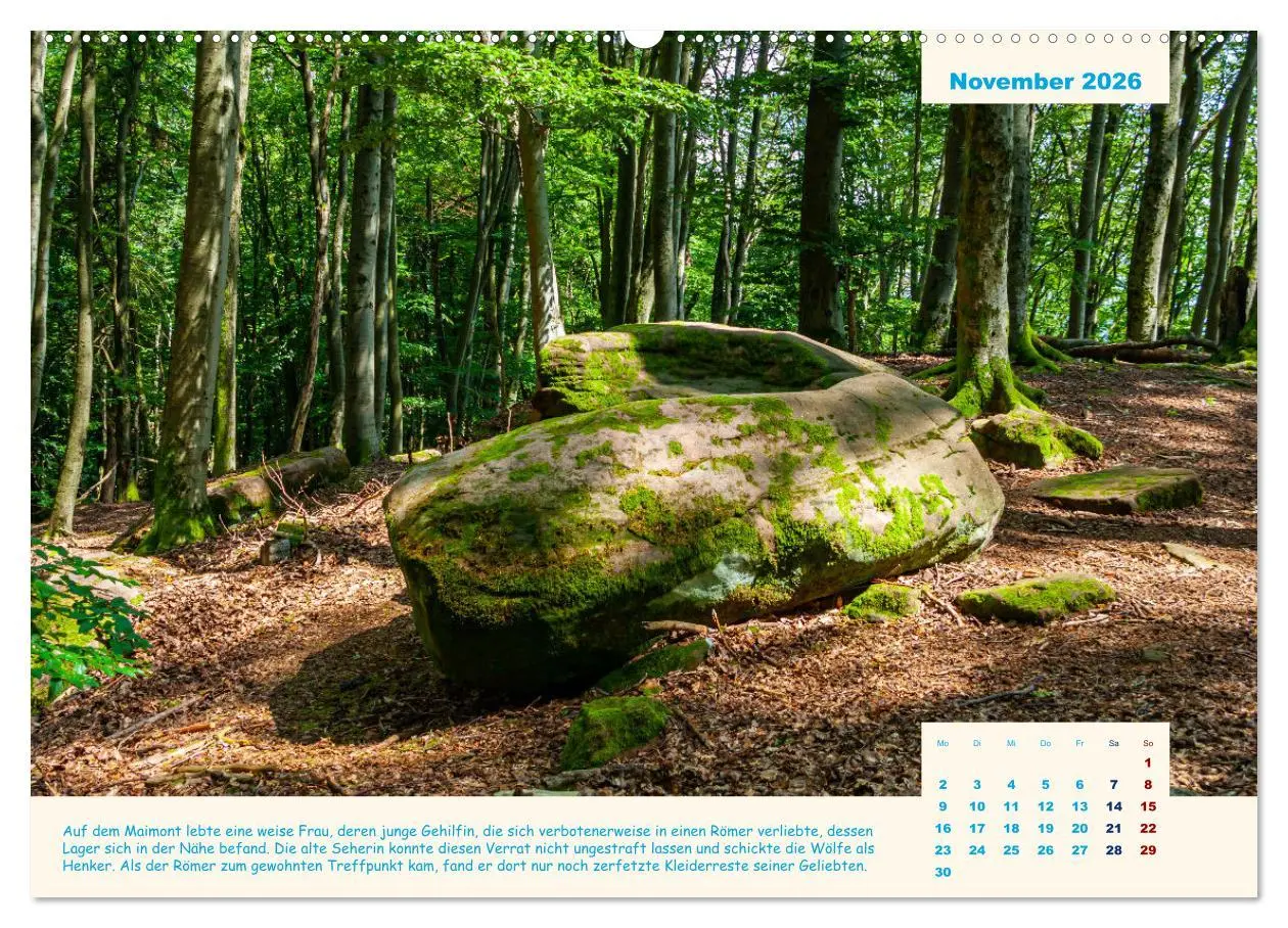 Bild: 9783457623053 | Der Sagenweg und seine Geschichten (Wandkalender 2026 DIN A2 quer),...