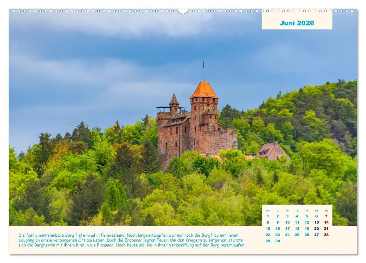 Bild: 9783457623053 | Der Sagenweg und seine Geschichten (Wandkalender 2026 DIN A2 quer),...
