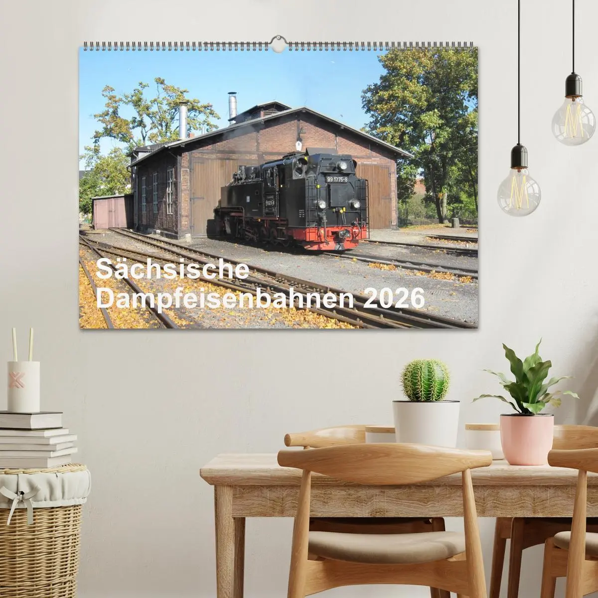 Bild: 9783516023053 | Sächsische Dampfeisenbahnen 2026 (Wandkalender 2026 DIN A2 quer),...
