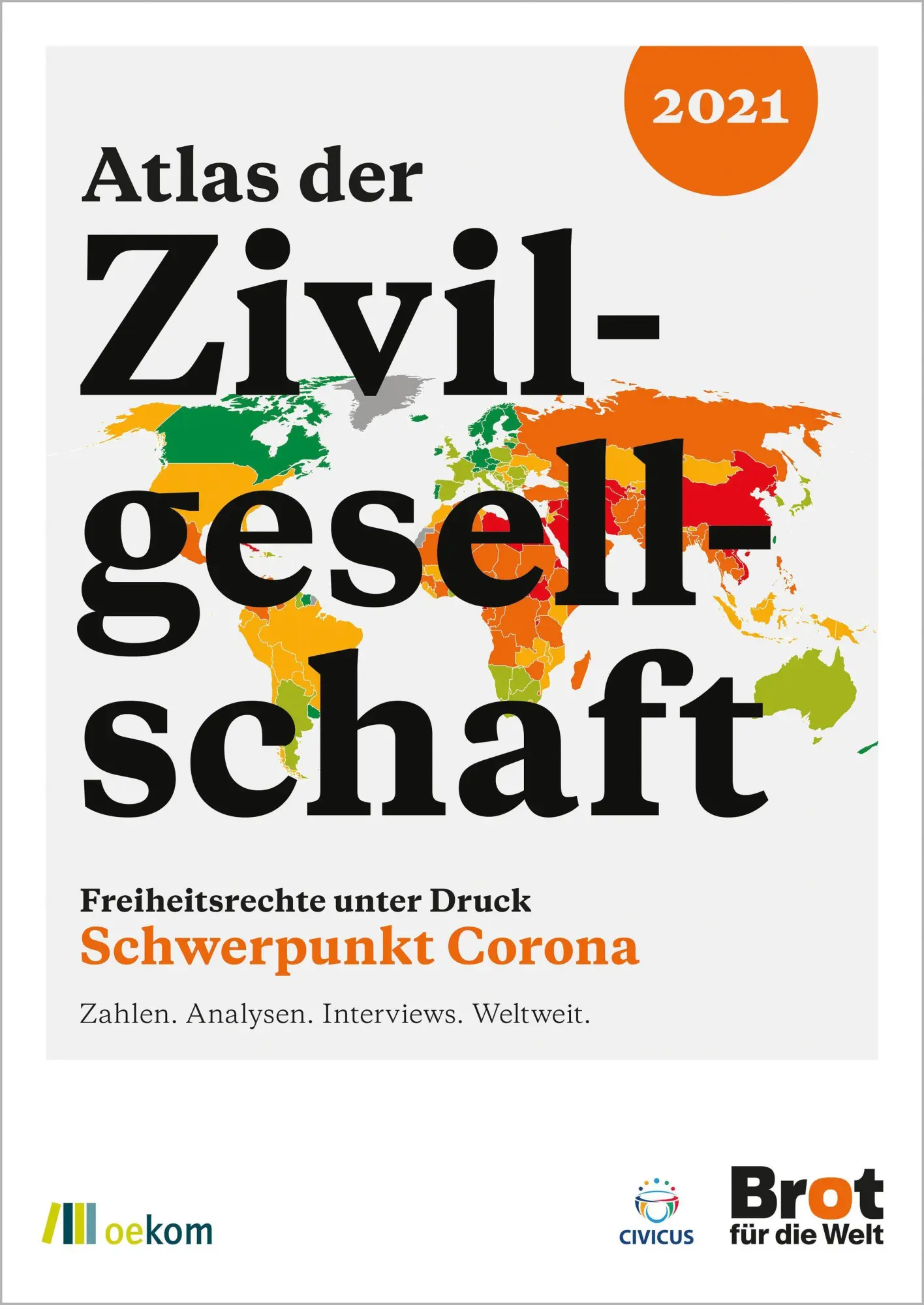 Cover: 9783962383053 | Atlas der Zivilgesellschaft 2021: Freiheitsrechte unter Druck | Buch